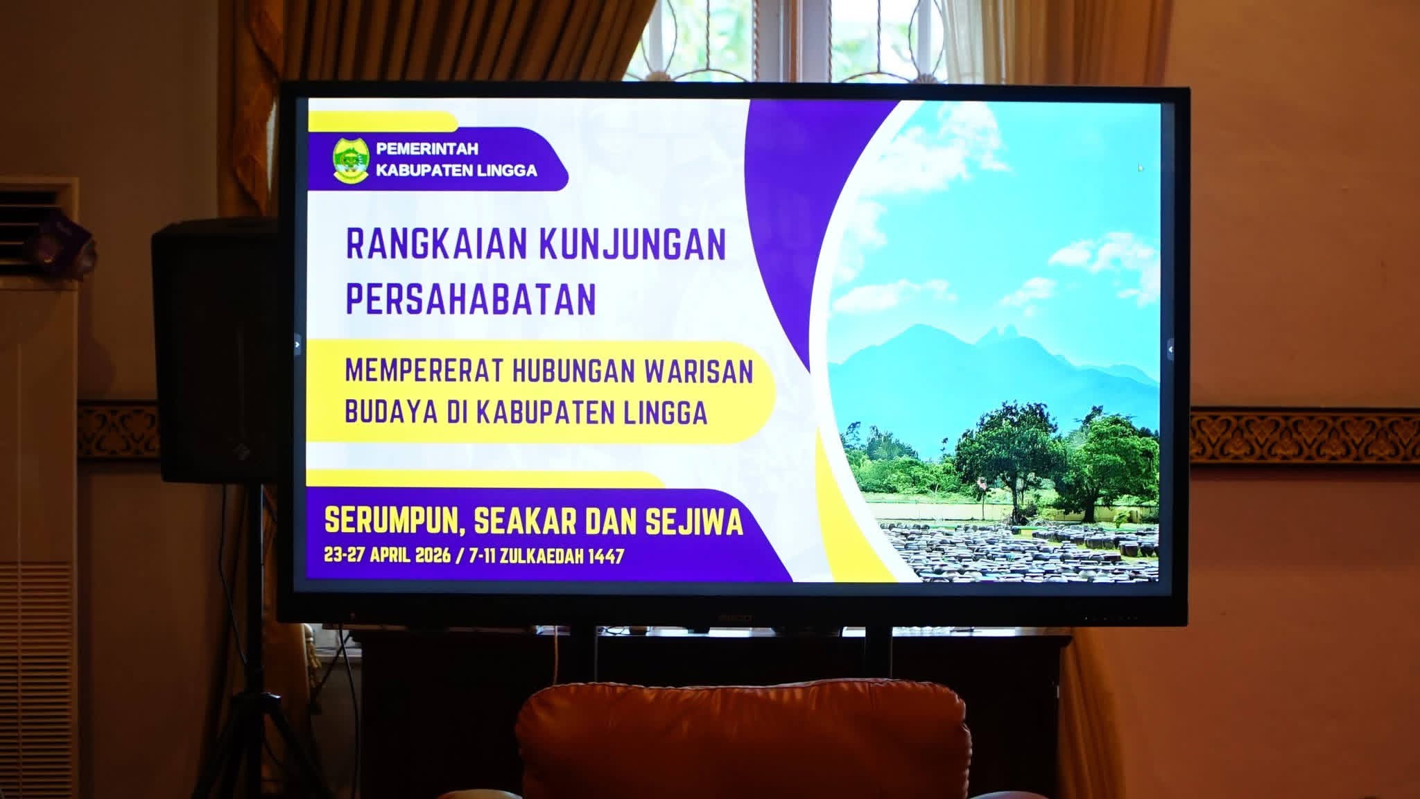 Lingga Matangkan Persiapan Sambut Kunjungan Kerajaan Pahang | F. Diskominfo Lingga