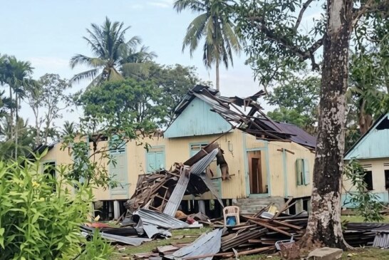 Puting Beliung Terjang Pasir Kuning, Rumah Warga Rusak Parah