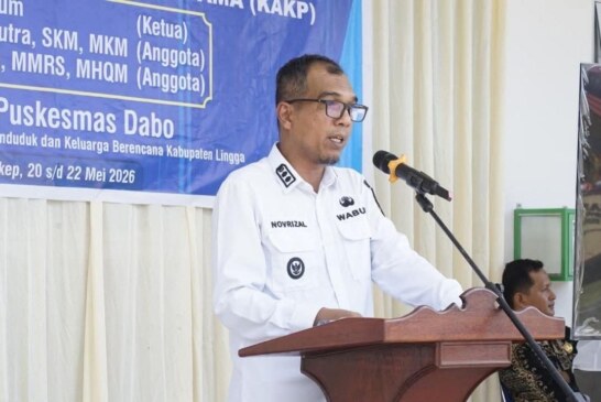 Wabup Lingga Tegaskan Akreditasi Puskesmas Harus Berdampak Nyata bagi Pelayanan Masyarakat