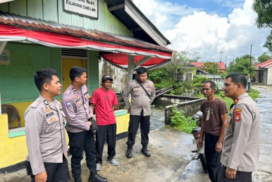Satbinmas Polres Lingga Intensifkan Sambang Poskamling, Perkuat Keamanan Lingkungan