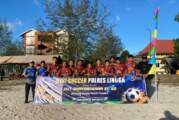 Tim Jurnalis Lingga Tampil Gemilang, Media B Singkirkan Satlantas 3-1