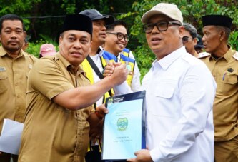 Wagub Kepri dan Bupati Lingga Tinjau Lokasi Pembangunan Sekolah Rakyat di Desa Mepar