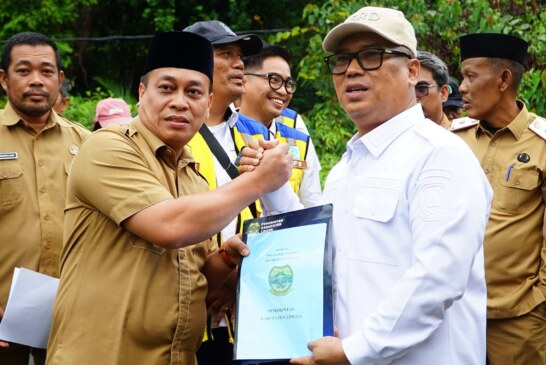 Wagub Kepri dan Bupati Lingga Tinjau Lokasi Pembangunan Sekolah Rakyat di Desa Mepar